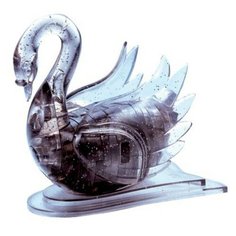 3D-пазл Crystal Puzzle Лебедь черный (90011), 44 дет.