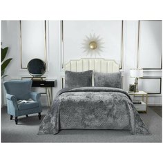 Покрывало с наволочками Sofi de Marko Патрисия Серый 160х220