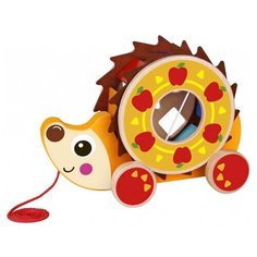 Каталка-игрушка Tooky Toy Ёж коричневый