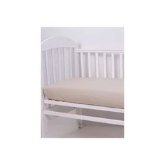 Топотушки Простыня на резинке 120 х 60 см серый