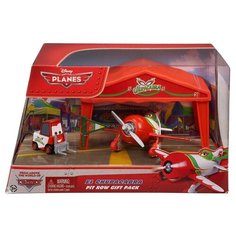 Disney Planes Игровой набор Самолет в ангаре El Chupacabra в коробке Mattel
