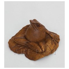 Статуэтка Лягушка на листе 10 см суар 15-058 113-402856 Decor & Gift