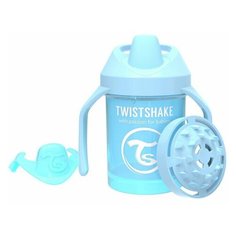 Поильник Twistshake Mini Cup. 230 мл. Пастельный синий (Pastel Blue). Возраст 4+m. Арт. 78268