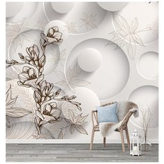 F00203 Фотообои Флизелиновые с виниловым покрытием 3Д Шары 300х270 см Barton Wallpapers