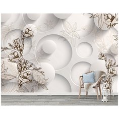 F00204 Фотообои Флизелиновые с виниловым покрытием 3Д Шары 400х270 см Barton Wallpapers