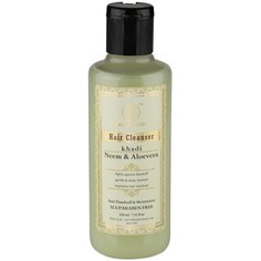 Khadi Natural шампунь против перхоти Ним и Алоэ вера без SLS и парабенов, 210 мл