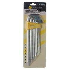 Набор инструментов Эврика ER-25107XLB, 7 предм., серебристый