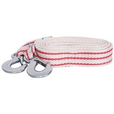 Ленточный буксировочный трос Azard ТР000009 4,5 м (5 т) белый/красный