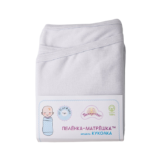 Многоразовые пеленки Пампусики Матрешка-Куколка с крылышками 155х54 белый