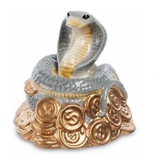 Фигурка Змея - к богатству мал. CMS-37/10 113-104693 Pavone