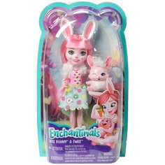 Игровой набор кукла с питомцем Enchantimals Bree Bunny кукла и кролик (Бри Кроля с любимой зверушкой)