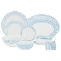 Обеденный сервиз Блюз На 6 персон 27 предметов Naomi