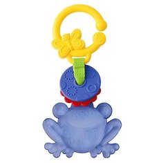 Прорезыватель-погремушка Fisher-Price Лягушонок (CBK76) голубой