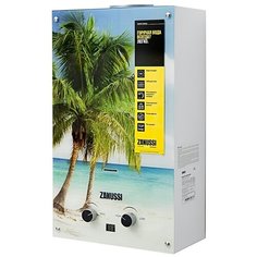 Проточный газовый водонагреватель Zanussi GWH 10 Fonte Glass Paradiso