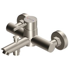 Смеситель для ванны с подключением душа DORFF Logic D3010000SS нержавеющая сталь