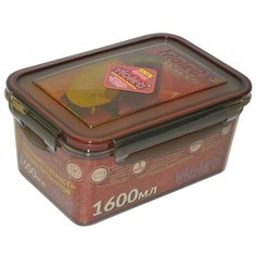 Контейнер Violet 093/161 для продуктов прямоугольный 1,6л дымчатый