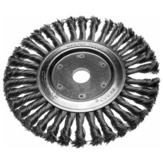 Щетка дисковая для УШМ плетеные пучки стальной проволоки 200 мм Зубр профи 35190-200_z02