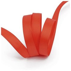Лента Ideal репсовая в рубчик шир.25мм цв. 235 (057) класс. красный уп.27,42м
