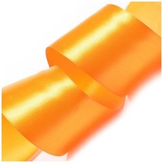 Лента атласная 2 (50мм) цв.3020 ярк. оранжевый IDEAL уп.27,4 м