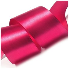 Лента атласная 2 (50мм) цв.3081 малиновый IDEAL уп.27,4 м