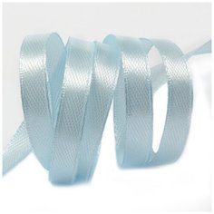 Лента атласная 1/4 (6мм) цв.3102 св. голубой IDEAL уп.27,4 м