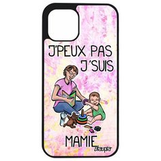 Чехол на смартфон iPhone 12, "Не могу - стала бабушкой!" Комикс Пародия Utaupia