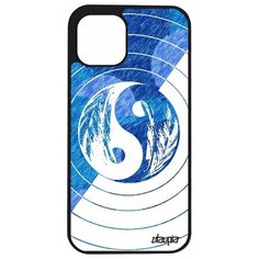 Чехол на смартфон iPhone 12, "Инь и Ян" Пять стихий Черное и белое Utaupia
