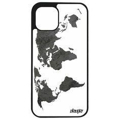 Чехол на смартфон Apple iPhone 12, "Карта мира" Материк Атлас Utaupia
