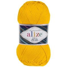 Пряжа для вязания Ализе Diva Plus (100% микрофибра акрил) 5х100г/220м цв.548 цыпленок ALIZE