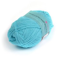 Пряжа для вязания ПЕХ Классический шнурок (60% хлопок, 40% акрил) 5х50г/135м цв.583 бирюза Пехорка ПЕХ. КЛ. Ш.583