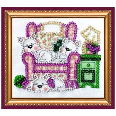 Набор для вышивания с магнитом абрис АРТ AMA-173 Дружная компания 8х7 см Abris ART