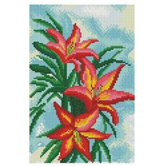 Алмазная мозаика Белоснежка 136- ST- S Американская лилия