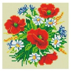 Мозаика в пакете 20*20 см Белоснежка 456- ST- PS Маленький букет