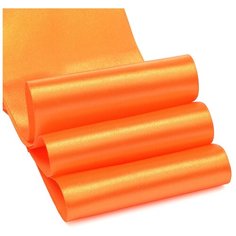 Лента атласная 3 (75мм) цв.3020 ярк. оранжевый IDEAL уп.27,4 м