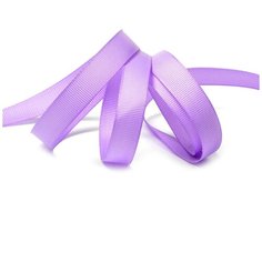 Лента Ideal репсовая в рубчик шир.12мм цв. 430 (081) св. сиреневый уп.27,42м