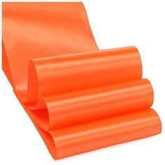 Лента атласная 3 (75мм) цв.3070 оранжевый IDEAL уп.27,4 м