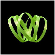 Лента атласная 1/8 (3мм) цв.3033 салатовый IDEAL уп.100 м