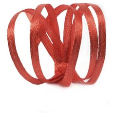 Лента атласная 1/8 (3мм) цв.3095 красный IDEAL уп.100 м