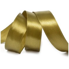 Лента атласная 1 (25мм) цв.3151 хаки IDEAL уп.27,4 м