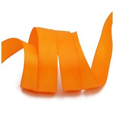 Лента Ideal репсовая в рубчик шир.20мм цв. 668 оранжевый уп.27,42м