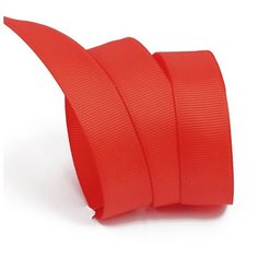 Лента Ideal репсовая в рубчик шир.20мм цв. 235 класс. красный уп.27,42м