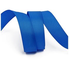 Лента Ideal репсовая в рубчик шир.20мм цв. 366 ярк. синий уп.27,42м