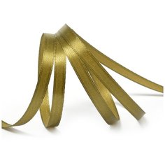 Лента атласная 1/4 (6мм) цв.3151 хаки IDEAL уп.27,4 м