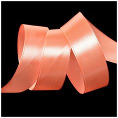Лента атласная 1 (25мм) цв.3068 персиковый IDEAL уп.27,4 м