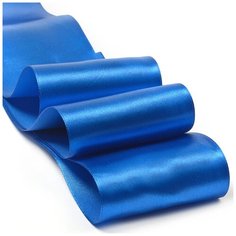 Лента атласная 3 (75мм) цв.3161 василек IDEAL уп.27,4 м