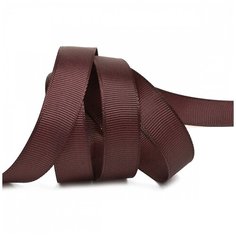 Лента Ideal репсовая в рубчик шир.15мм цв. S864 бордовый уп.27,42м