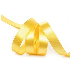 Лента атласная 1/2 (12мм) цв.3021 св. горчичный IDEAL уп.27,4 м