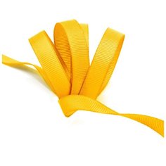 Лента Ideal репсовая в рубчик шир.10мм цв. 662 св. оранжевый уп.27,42м