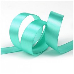 Лента атласная 3/4 (20мм) цв.4323 ярк. мята IDEAL уп.27,4 м