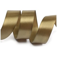 Лента атласная 1 (25мм) цв.4569 хаки IDEAL уп.27,4 м